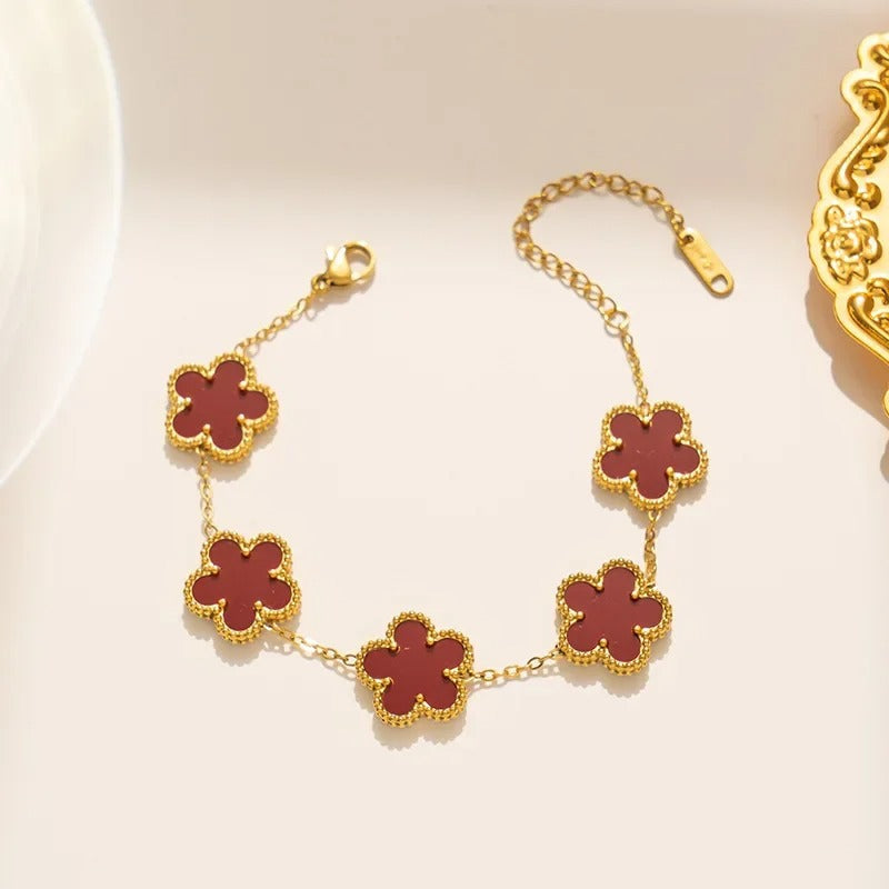 Leaf Flower Bracelet